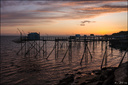 Coucher sur les carrelets